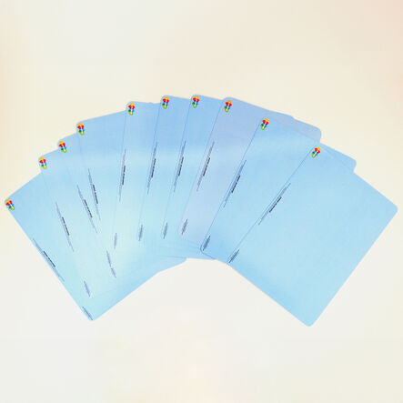 Tinted Flexi Wipe Board Blue 10pk  hi\-res