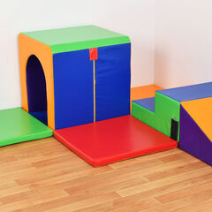 Rainbow Soft Play Tunnels Set 6pk  hi-res
