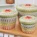 TTS Colourful Nesting Seagrass Storage Baskets 3pk  hi\-res