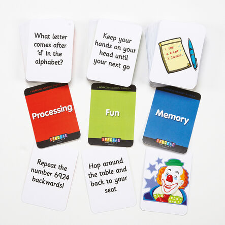 TTS Working Memory Activity Game Cards Level 1  hi\-res