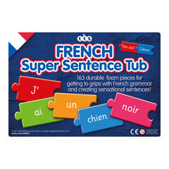 TTS French Sentence Tub - Objects And Colours  hi-res