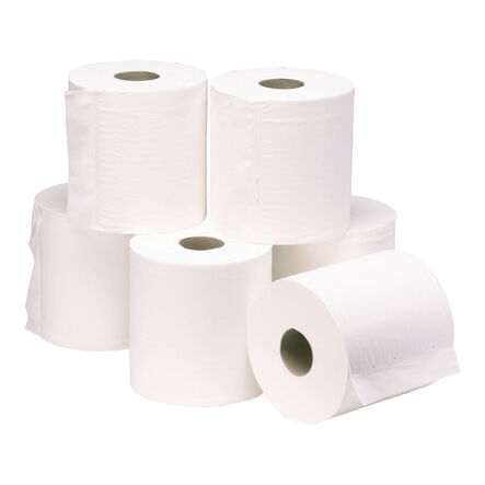 Centrefeed 2\-ply White Hand Towels 6pk  hi\-res
