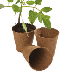 Round Fibre Plant Pots  hi-res