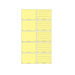 Tinted Flexi Wipe Board Yellow 10pk  hi\-res