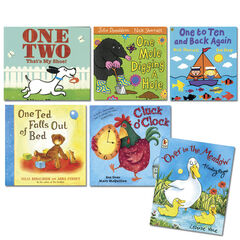 Maths Number Rhymes Books 6pk  hi-res