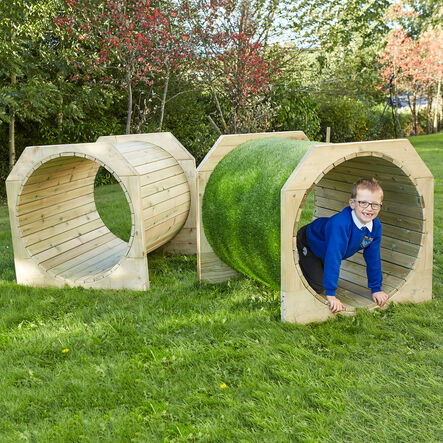 TTS Outdoor Wooden Play Tunnel  hi\-res