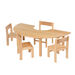 Teachers Beech Horseshoe Table H530 x W1520 x D760mm  hi\-res