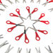 Right Handed 13cm Ruler Scissors 30pk  hi\-res