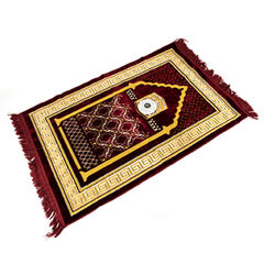 Islamic Prayer Carpet and Compass  hi-res