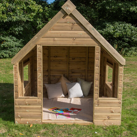 Outdoor Wooden Playhouse Shelter  hi\-res