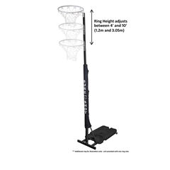 Sure Shot Easi Play Junior Netball Hoop and Stand Unit  hi-res