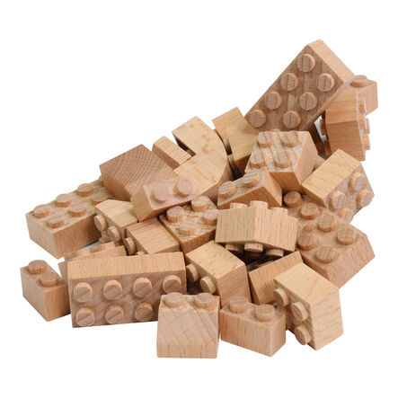 Wooden Construction Bricks  hi\-res