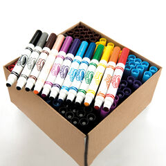 Crayola Mini Kids First Markers Assorted 144pk  hi-res