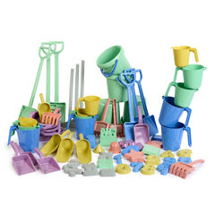 Recycled Plastic Sand Water Messy Play Big Bundle 69pk  hi-res