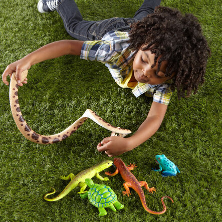 Small World Jumbo Reptiles and Amphibians 5pcs  hi\-res