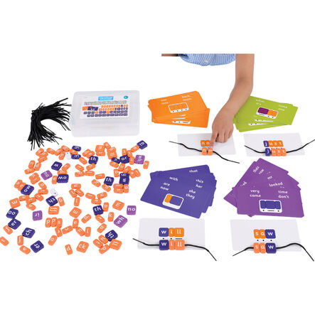 Phonics Threading Beads High Frequency Words  hi\-res