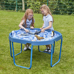 TTS Blue Tuff Tray Table & Blue Stand Bundle  hi-res