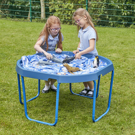 TTS Blue Tuff Tray Table \x26 Blue Stand Bundle  hi\-res