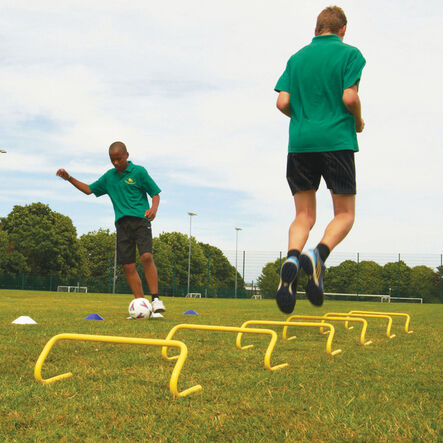 Training Speed and Agility Step Hurdles  hi\-res