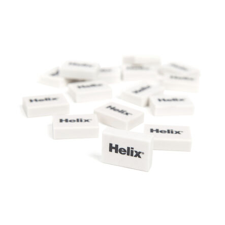 Helix White Erasers 60pk  hi\-res