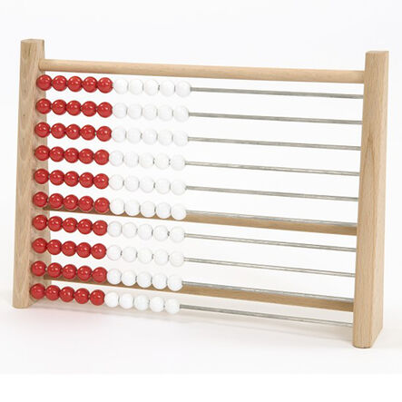 Wooden Two Colour Abacus  hi\-res