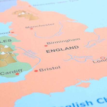A3 Wipeable Map of the UK Double sided 10pk  hi\-res