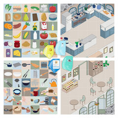 Robotics Mats - At the Restaurant  hi-res