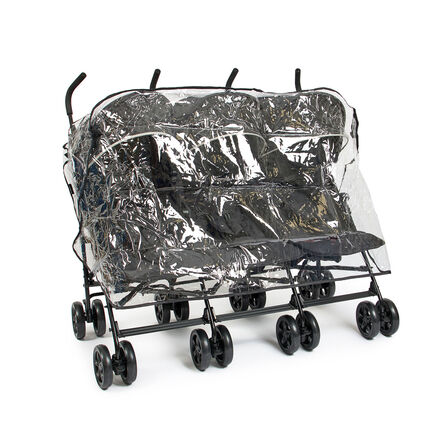 RABO Three\-Seater Stroller with Rain Cover  hi\-res