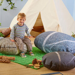 Giant Pebble Cushions 3pk  hi-res