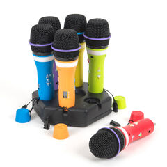 Easi-Speak Bluetooth Rainbow Microphones 6pk  hi-res