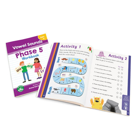 Letters and Sounds Workbooks Phase 1\-6  hi\-res