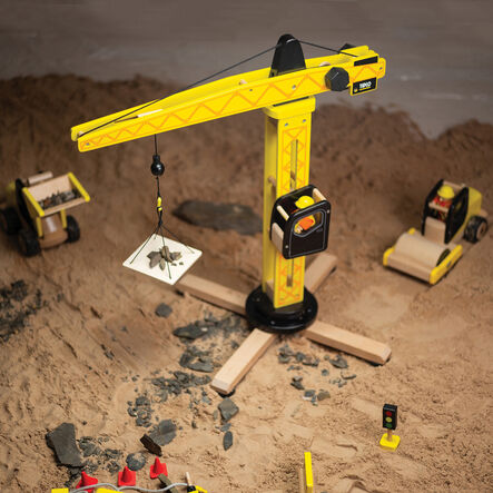 Small World Wooden Construction Site Set  hi\-res