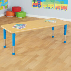 Copenhagen Height Adjustable Rectangular 8 Seater Table  hi-res