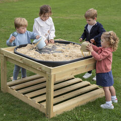 Outdoor Large Wooden Activity Table  hi-res