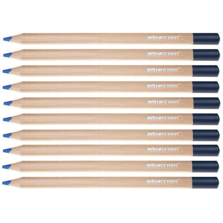 edugreen ECO Triangular Colouring Pencils 10pk  hi\-res