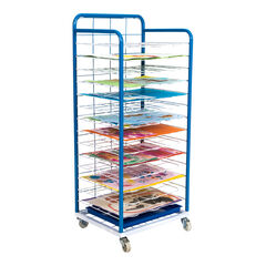 TTS A3 Fixed Shelf Mobile Drying Rack 15 Shelves  hi-res