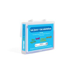 TTS French Days & Greetings Vocabulary Activity Cards 46pk  hi-res