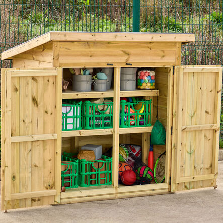 Medium Outdoor Storage Shed with Shelving  hi\-res