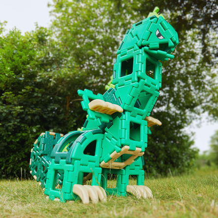 Polydron Dinosaur Recycled Construction Set 130pk  hi\-res