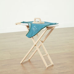 TTS Role Play Laundry Set Wooden Ironing Board and Iron  hi-res