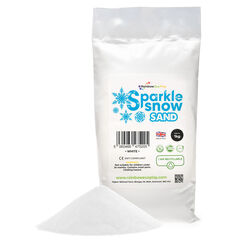 Rainbow ECO Sparkle Snow White Sand 1kg  hi-res
