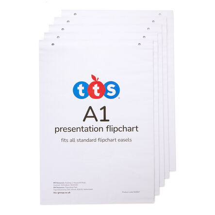 TTS A1 Presentation Flipchart Pads 5pk  hi\-res