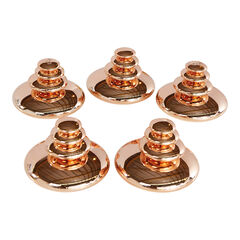 TTS Sensory Mirrored Stacking Pebbles Bronze 20pk Bronze hi-res