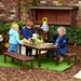 Modern Living Outdoor Table with Benches Set  hi\-res