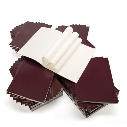 Pisces Laminated Stapled Sketchbooks Burgundy A4 100gsm 50pk Burgundy hi\-res