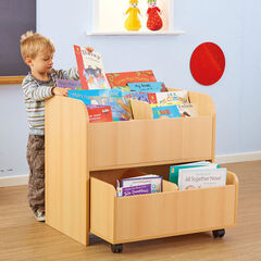Book Storage Unit with Trolley  hi-res