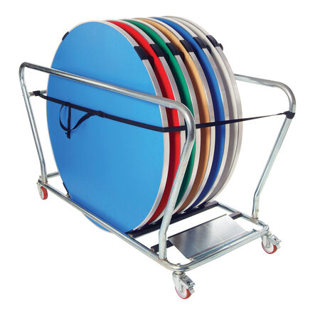 Gopak Round Dining Table Trolley H1000 x W751 x D1738mm  hi\-res