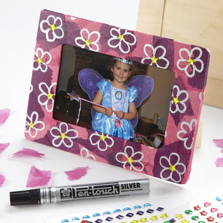 Decorate Your Own Wooden Craft Photo Frames 12pk  hi\-res