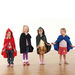 Role Play Dressing Up Coloured Cloaks 4pk  hi\-res