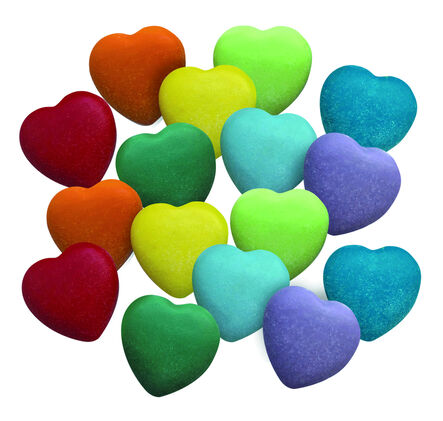 Yellow Door Kindness Heart Stones 16pk  hi\-res